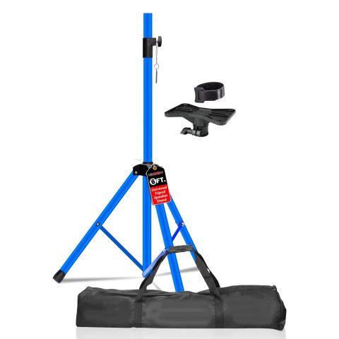 5 Core Speaker Stand Universal Mount Steel Construction 132 Lbs Capcity Stable Tripod w/Adjustable Height 72” w 35mm Compatible Insert Metal Safety Pin Included Bag