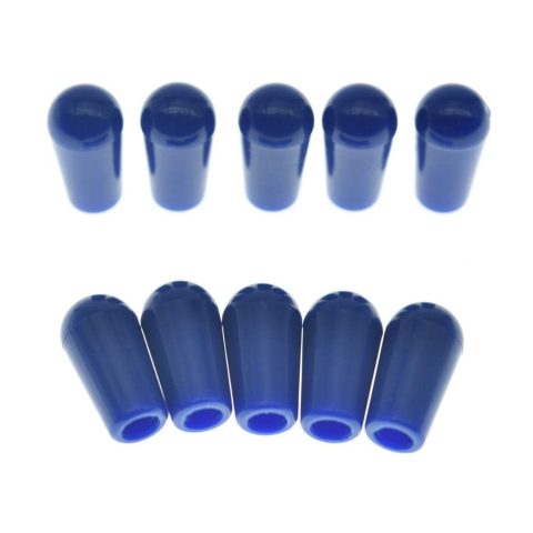 Dopro 10-Pack American #8-32 Thread 3 Way Toggle Switch Cap Switch Tip Knob for USA Les Paul Pickup Selector Switch/Switchcraft Switch Dark Blue