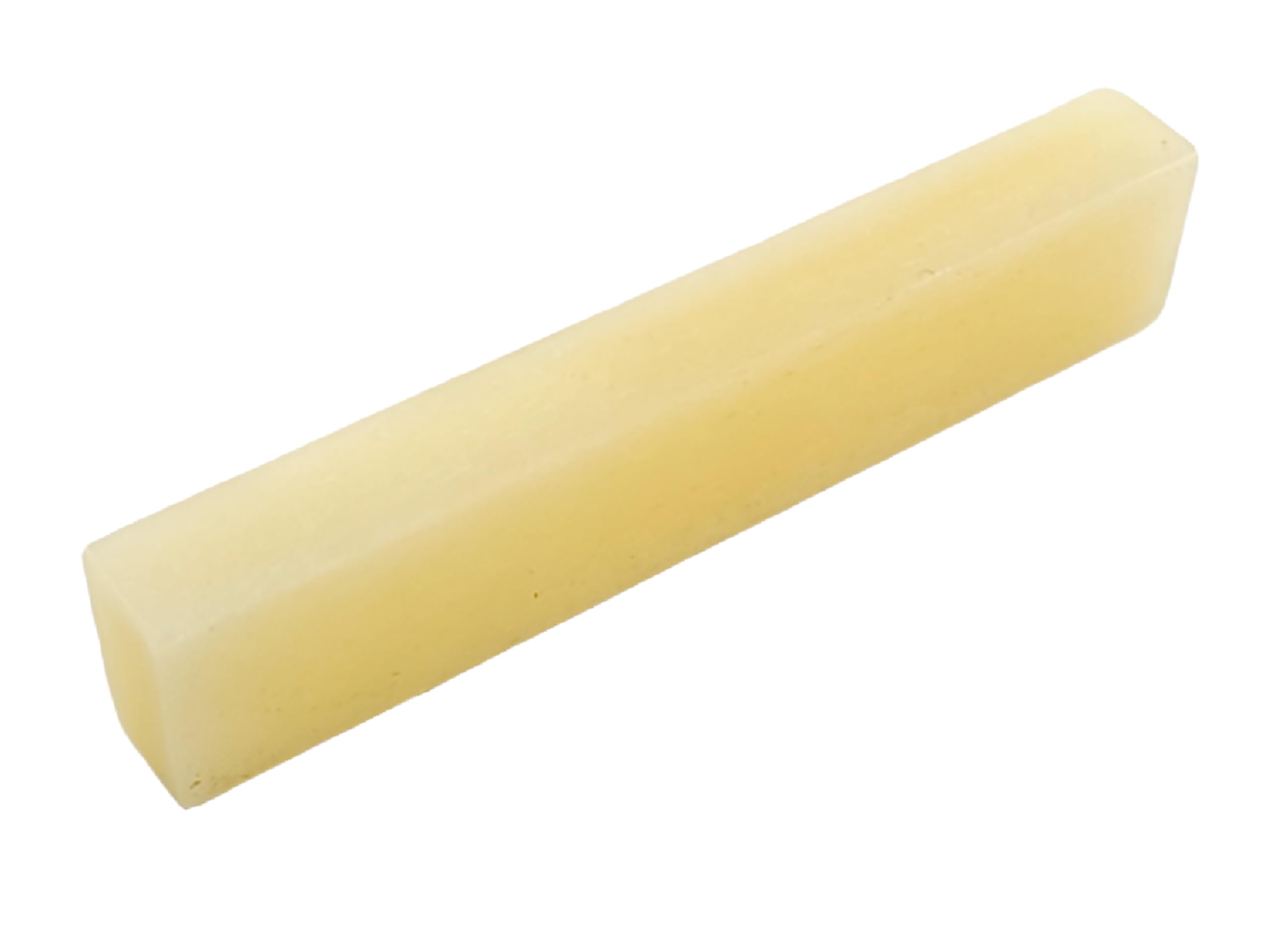 Miwayer 2 Pack 6-12 String Blank Guitar Untreated Unbleached Bone Nut, Guitar Bridge Nuts, Cut from Whole Bones, 52x10x6mm