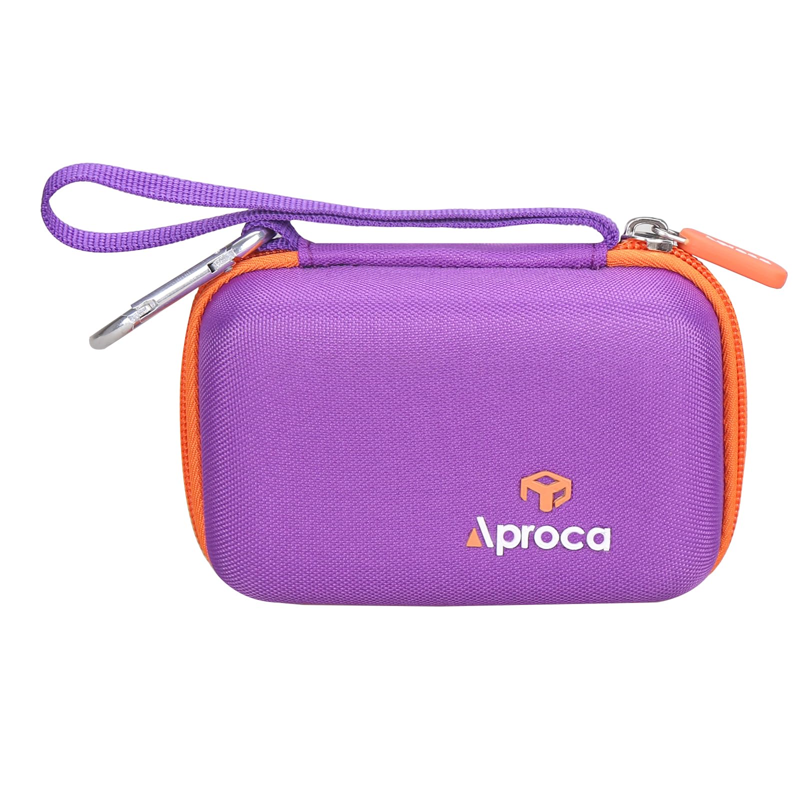 Aproca Case Compatible with JBL Go 4 / Go 3 Ultra-Portable Waterproof Dustproof Bluetooth Speaker, Portable Storage Bag for Accessories -Purple (Case Only)