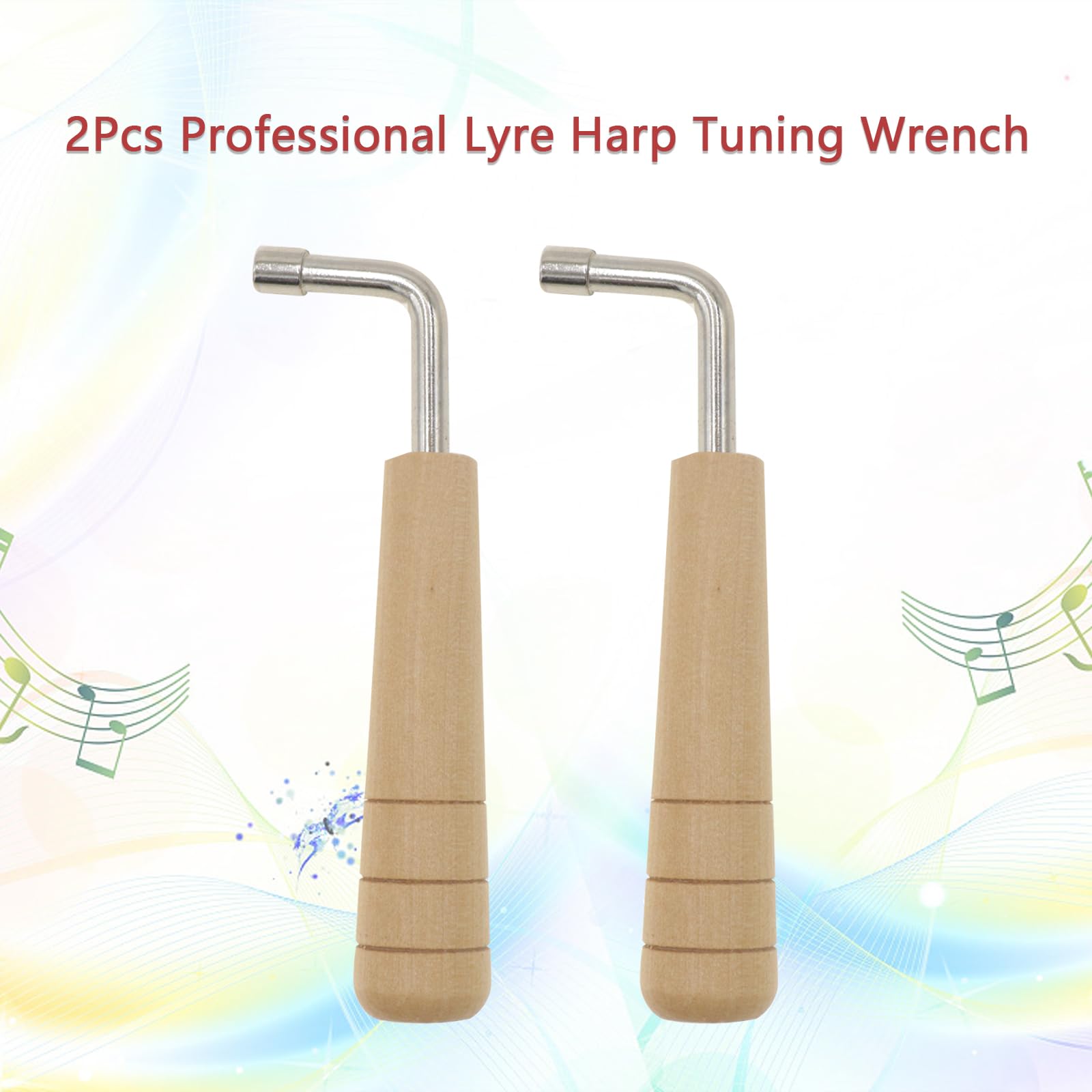 CashBeat Lyre Harp Strings Replacement Kit, 16 Strings, with 50 Gold Brass Hollow Rivets, Perfect for Lyre Harp Maintenance and Repair