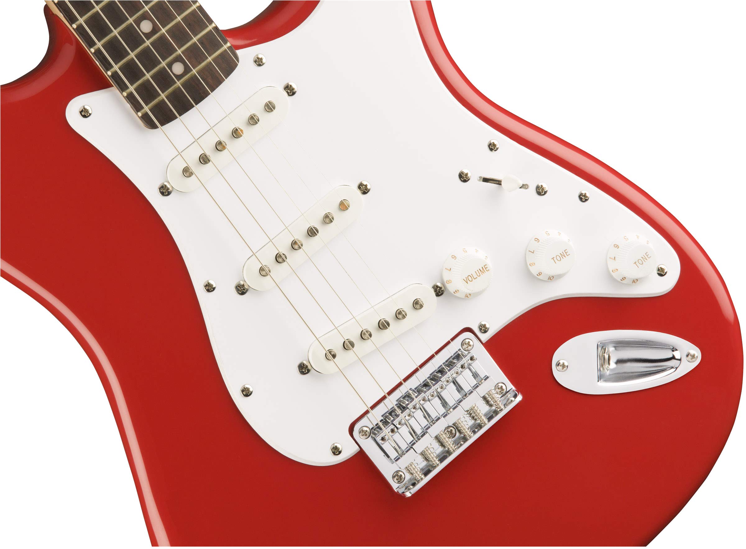 Fender Squier Bullet Stratocaster HT – Black Bundle with Frontman 10G Amplifier, Gig Bag, Instrument Cable, Strap, Picks, and Austin Bazaar Instructional DVD