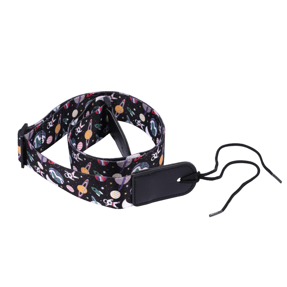 Q QINGGE Ukulele Strap Well made strap for Ukulele and kids’ guitars (black)