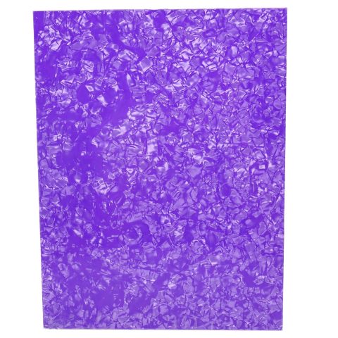 Guitar Pickguard Material 3-Ply 9.5×12″ Blank DIY Sheet(Purple Pearl)