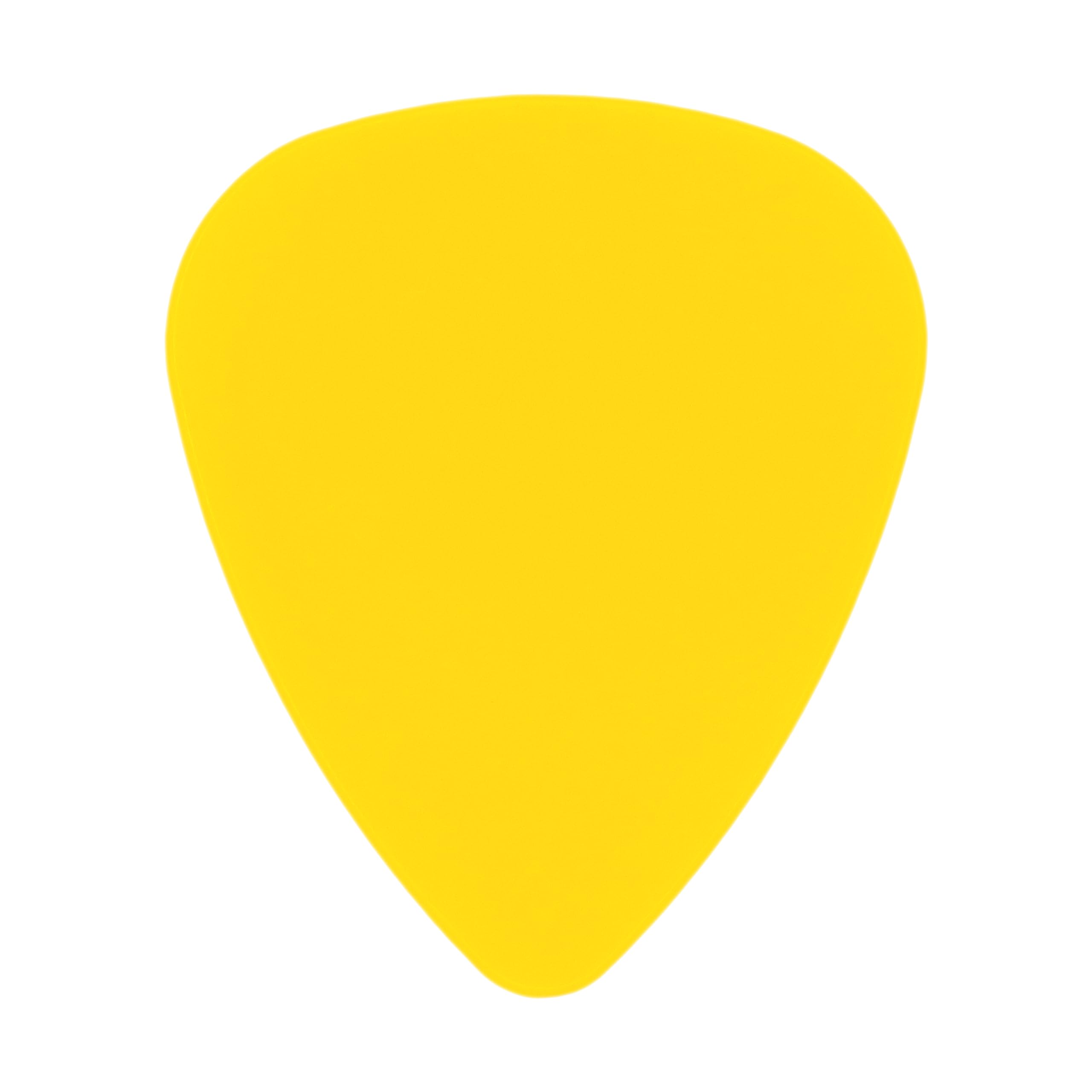 Exotic Plectrums ABS Plastic Yellow Guitar Or Bass Pick – 351 Shape 3 Pack