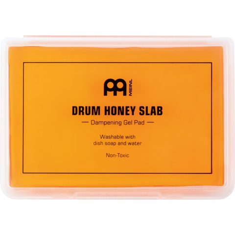 Drum Honey Slab Large Dampening Gel Pad, Includes Storage Container