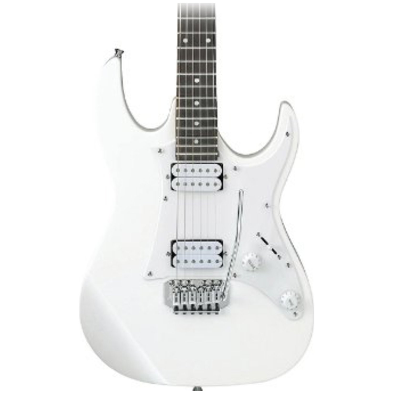 Ibanez GRX20WWH 6-String Solid-Body Electric Guitar, Right, White