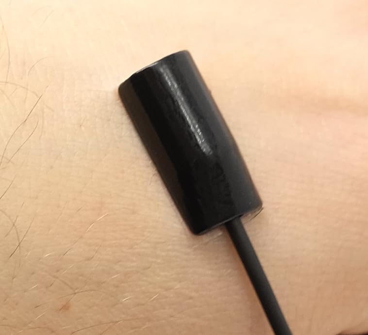 URSA MiniMount. Slim, Low-Profile and Made from Hardened Plastic. Hand-Finished for Smoothness. Includes 5x Hypoallergenic MiniMount Stickies (Black, Sennheiser MKE2)