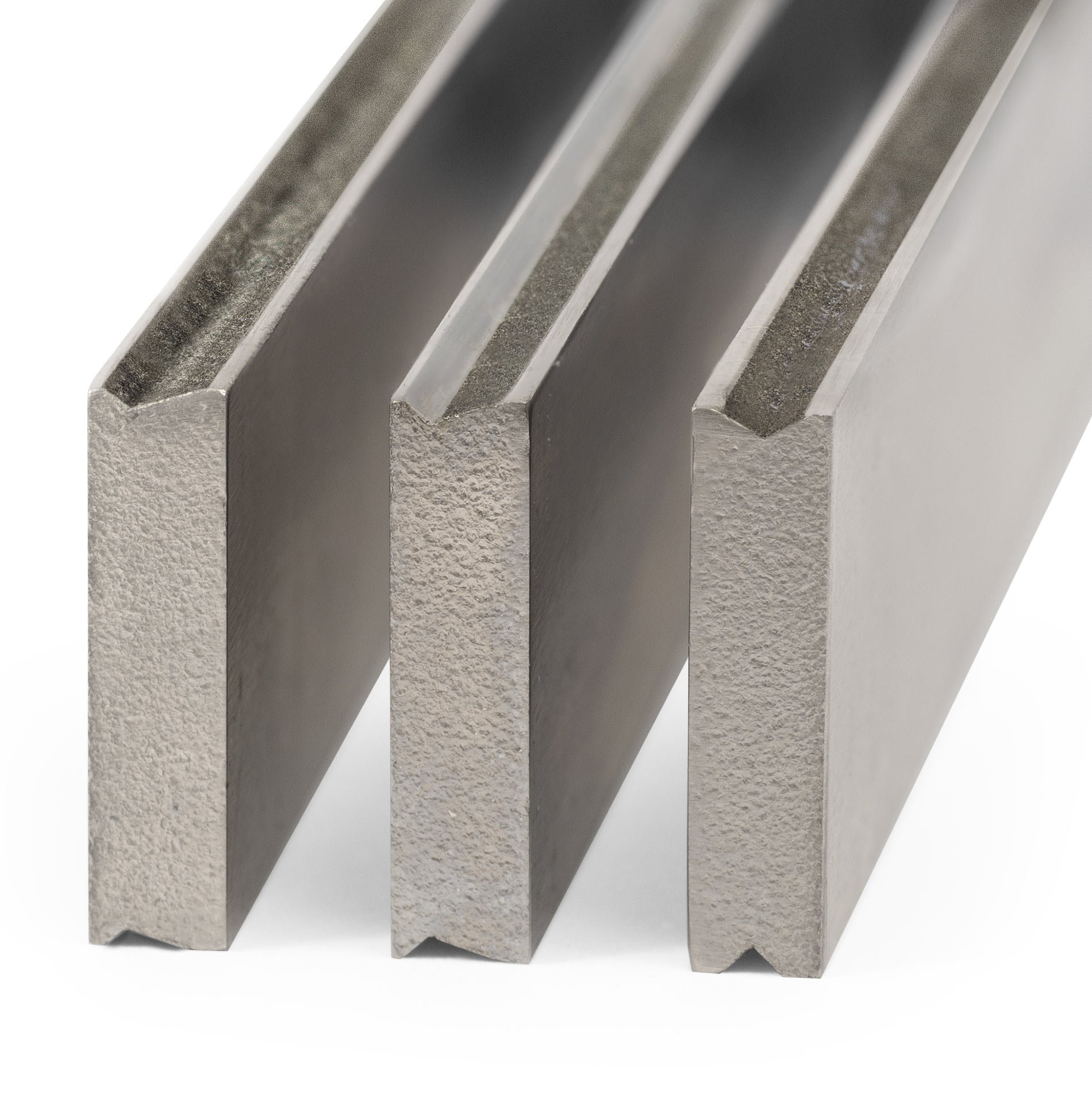 StewMac Z-File Guitar Fret Crowning File Set of 3, Diamond Grit