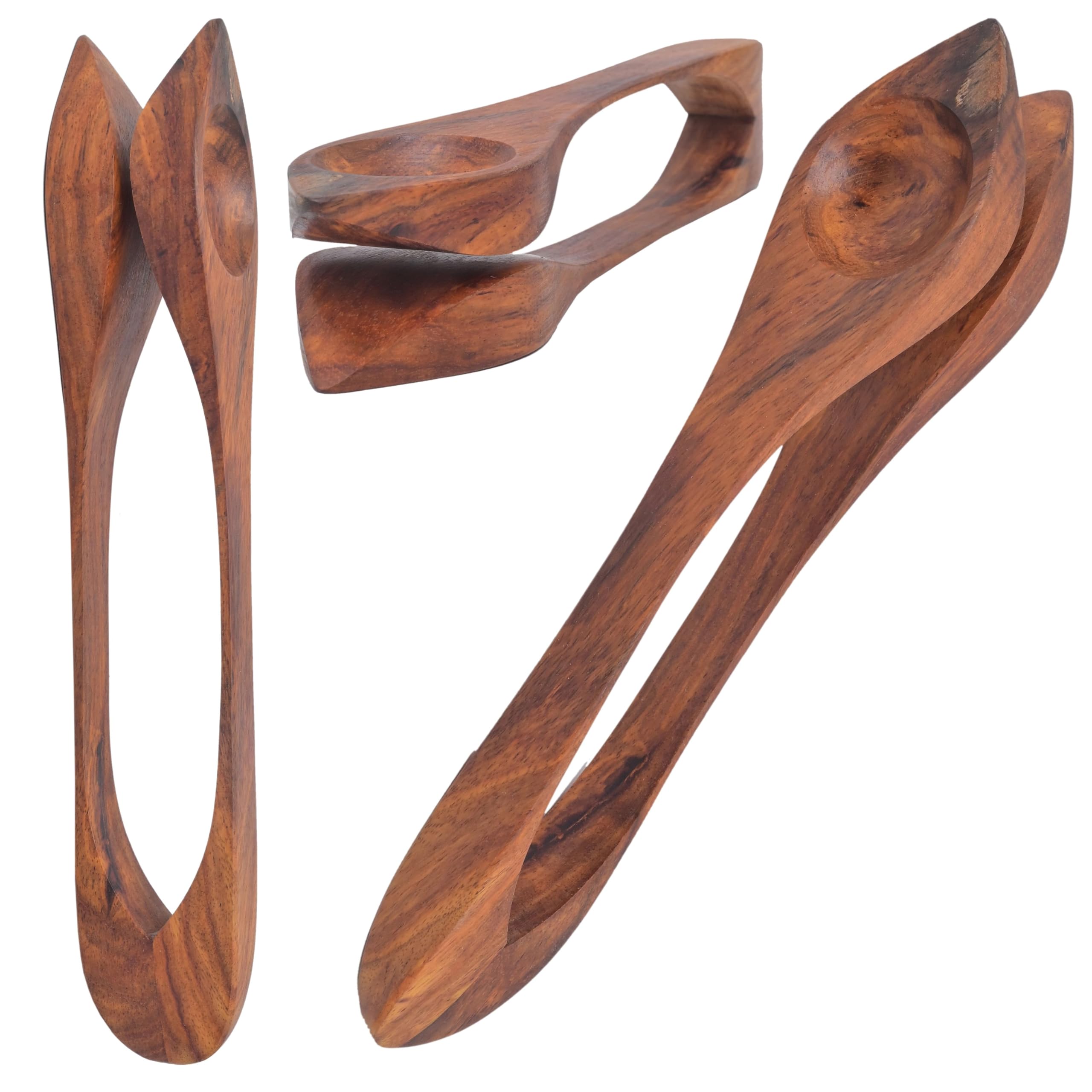Musical Spoons for Percussion – Handcrafted 9″ Rosewood Rhythm Spoon Instrument for Folk & Celtic Music – Professional Percussion Instrument for Adults & Music Enthusiasts