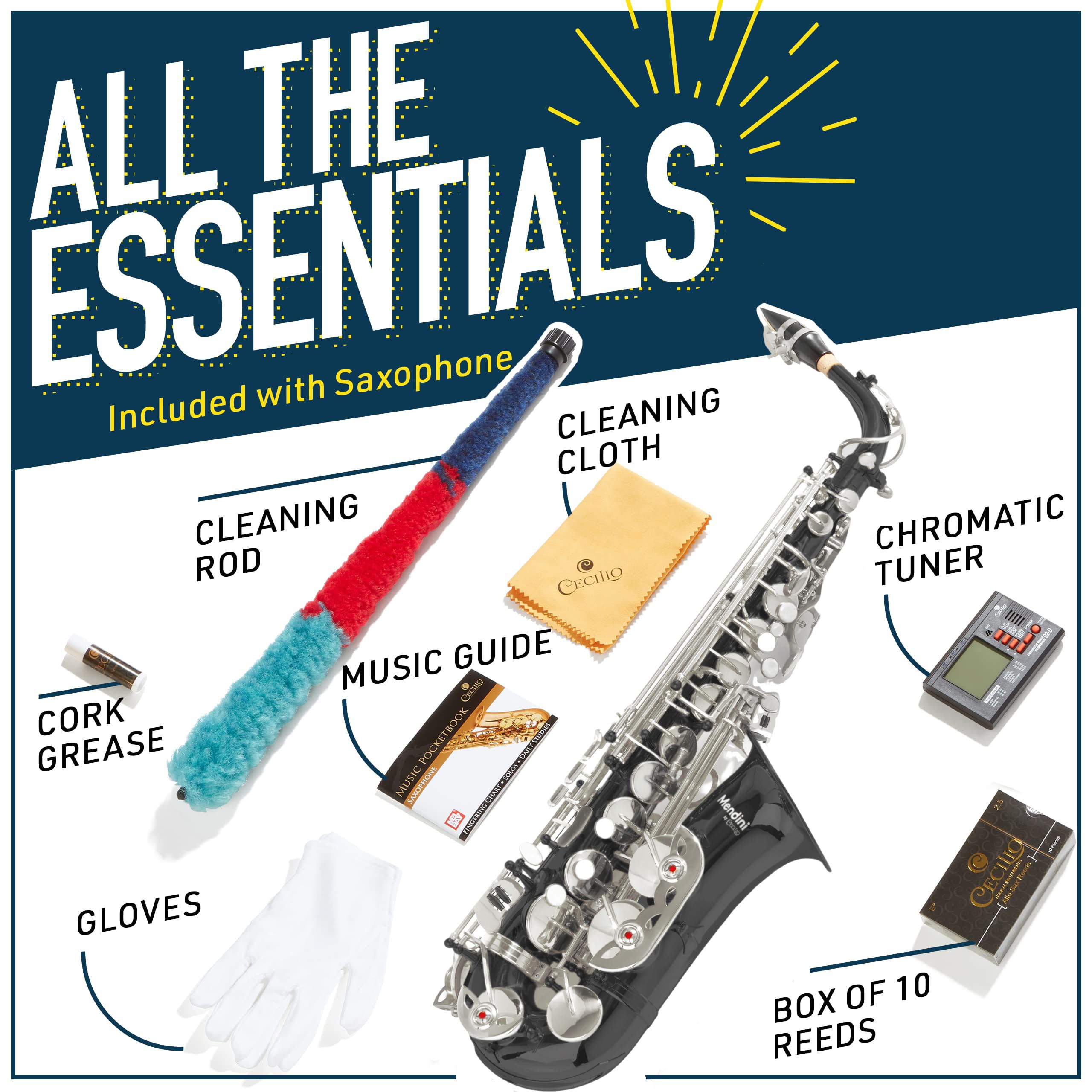 Mendini By Cecilio Eb Alto Saxophone, Purple Gold E Flat Alto Saxophone for Beginners Students Musicians with Case,10 Reeds, Mouthpiece, Tuner, Neck Strap, Cleaning Cloth & Rod, Gloves, Lesson Book