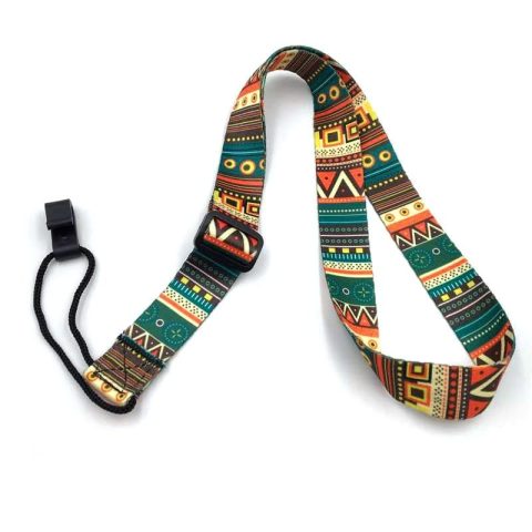 DreamAug Ukulele Strap, Adjustable Mayan Style Ethnic Guitar Strap with Clip, 23″-55″ ，for Acoustic Guitar, Electric Guitar, Bass, and Ukulele