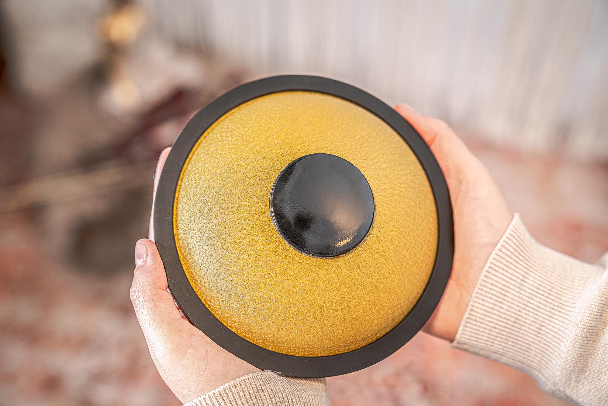 Meinl Sonic Energy Mini Steel Tongue Drum 6 Notes 6″ with Mallets, Bag — Sound Healing Instrument for Musical Education, Meditation, ASMR, Yoga