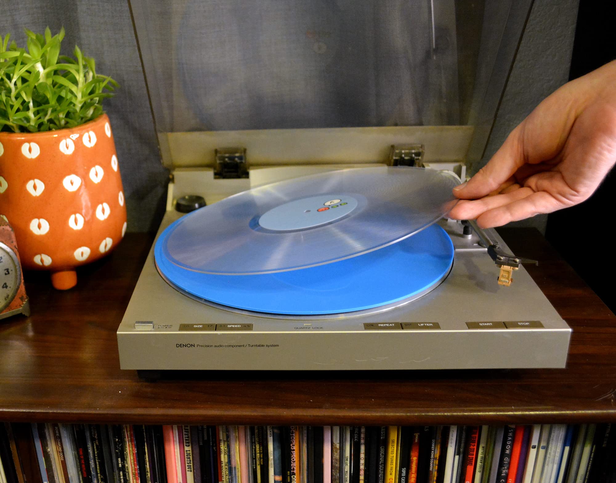 Break Tradition Acrylic Turntable Mat, Blue