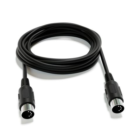 ExcelValley – MIDI Extension Audio Cable – 5 Pin DIN – Male to Male/Female [Male to Male | 200 cm – 78.74″]