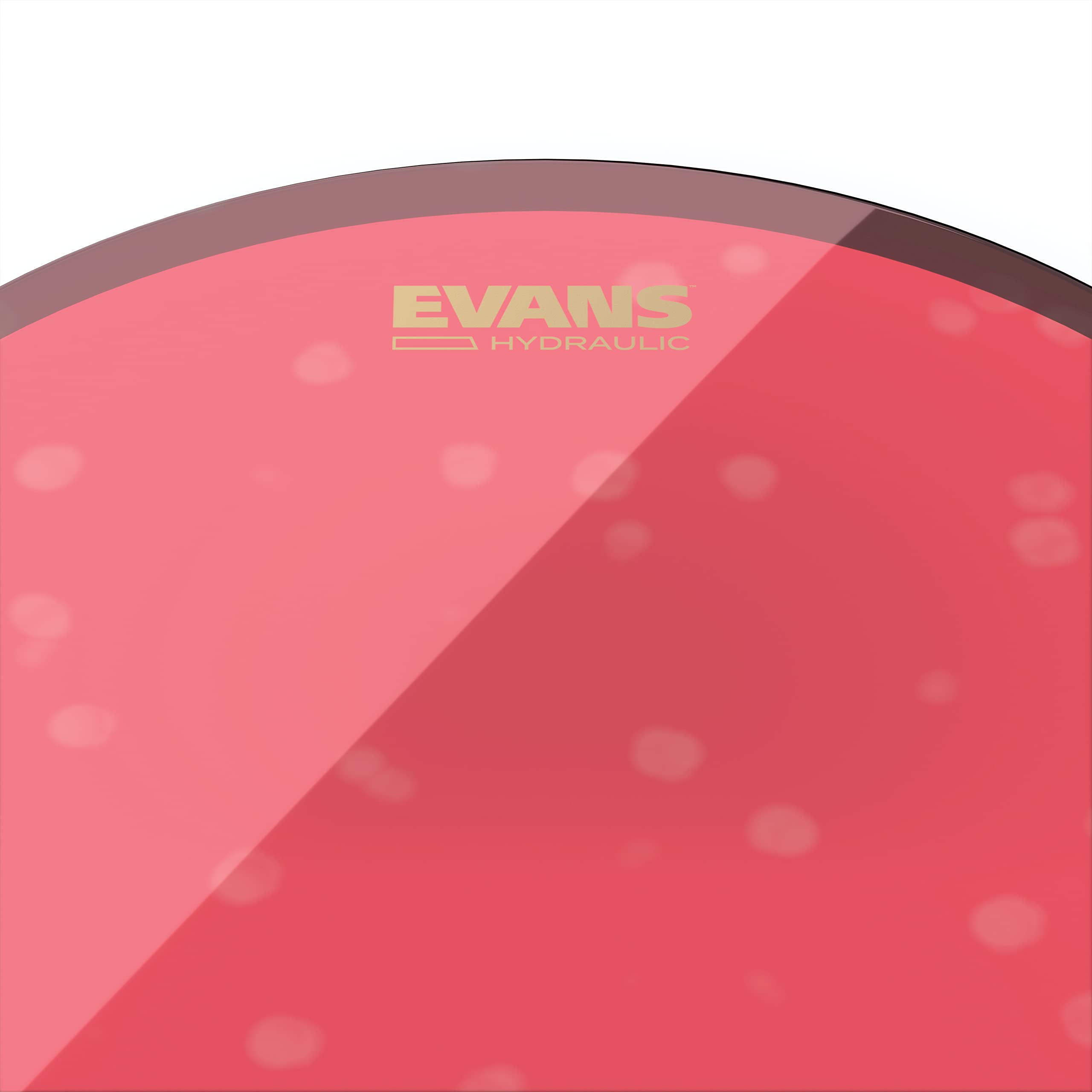 Evans Drum Heads – Hydraulic Red Tom Drumhead, 8 Inch