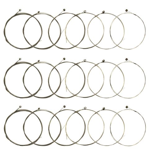 JYsun Electric Guitar Strings 3 Full Sets with Stainless Steel Core Nickel Alloy Wound Nickel-plated Bead Head Including E-1st B-2nd G-3rd D-4th A-5th E-6th