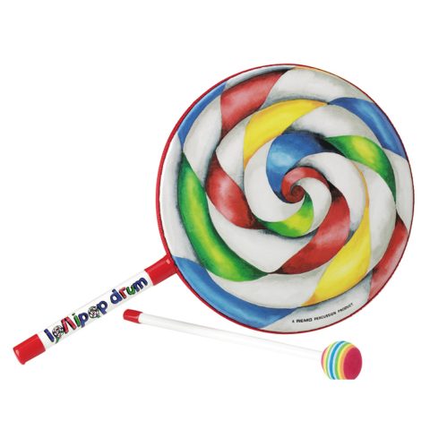 Remo ET-7106-00 Kids Percussion Lollipop Drum, 6″