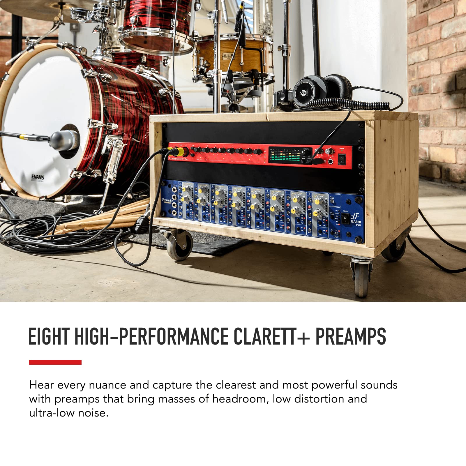 Focusrite Clarett+ 8Pre 18-In/20-Out USB-C Audio Interface