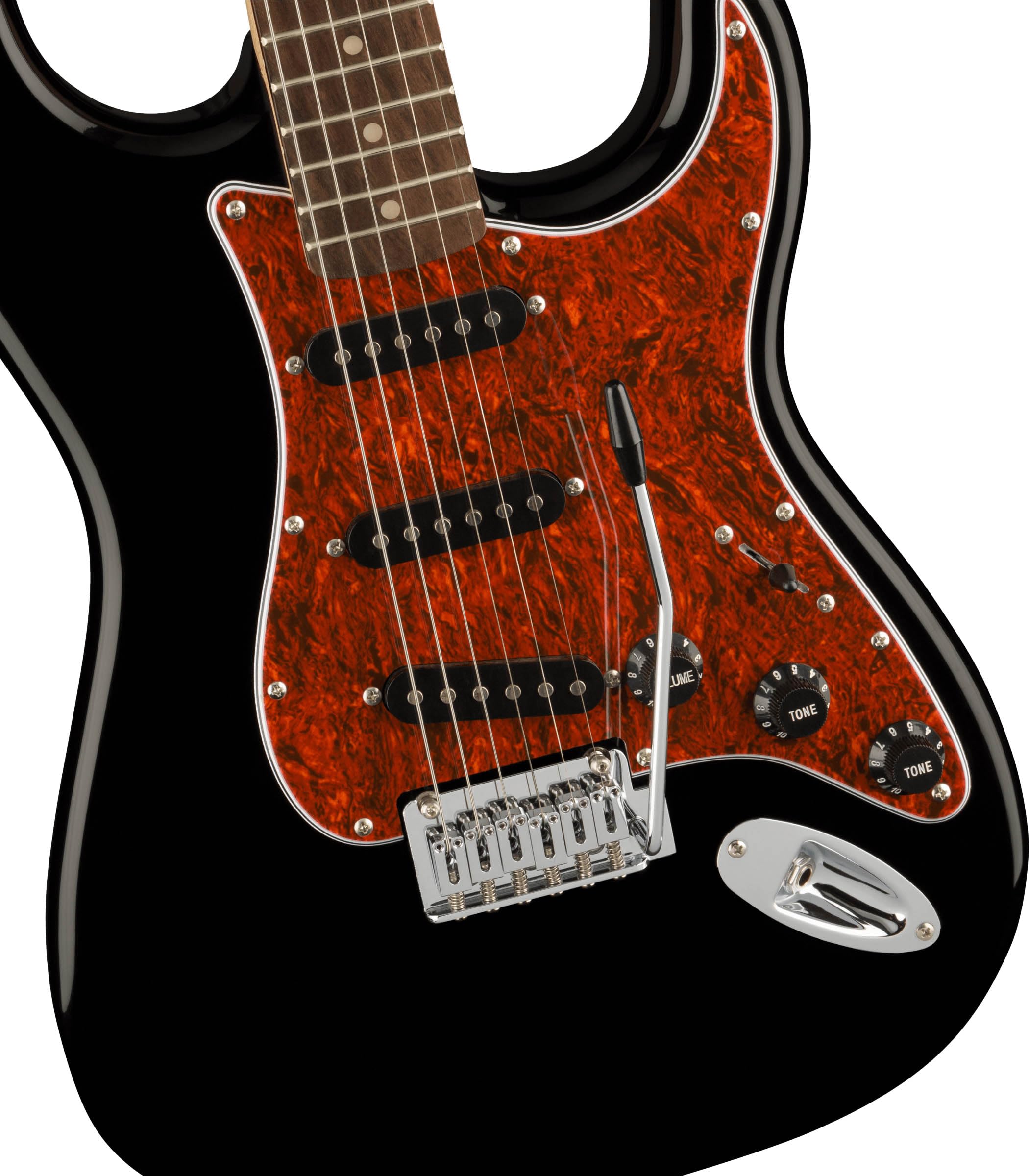 Fender Squier Affinity Stratocaster – Limited Edition Black, Tortoise Shell Pickguard