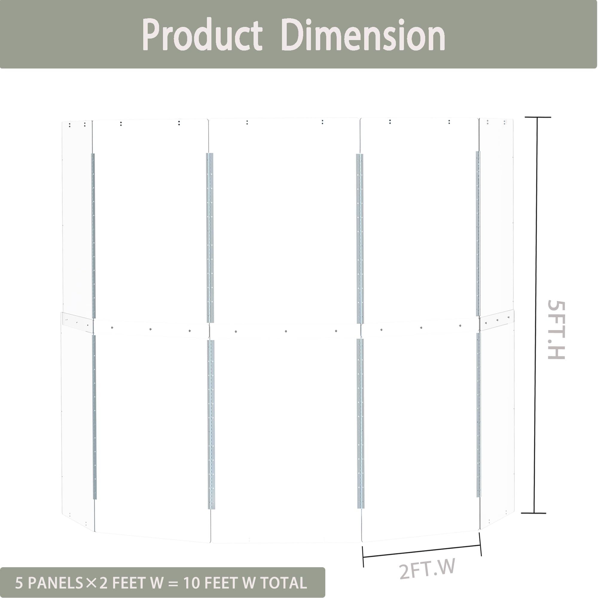 Portable Drum Shield Panels | 5-Panels 2ft x 5ft