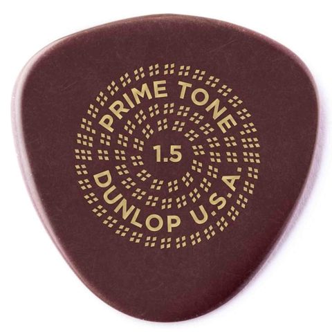 Jim Dunlop Primetone® Semi Round Smooth Pick 1.5MM – 12 Pack