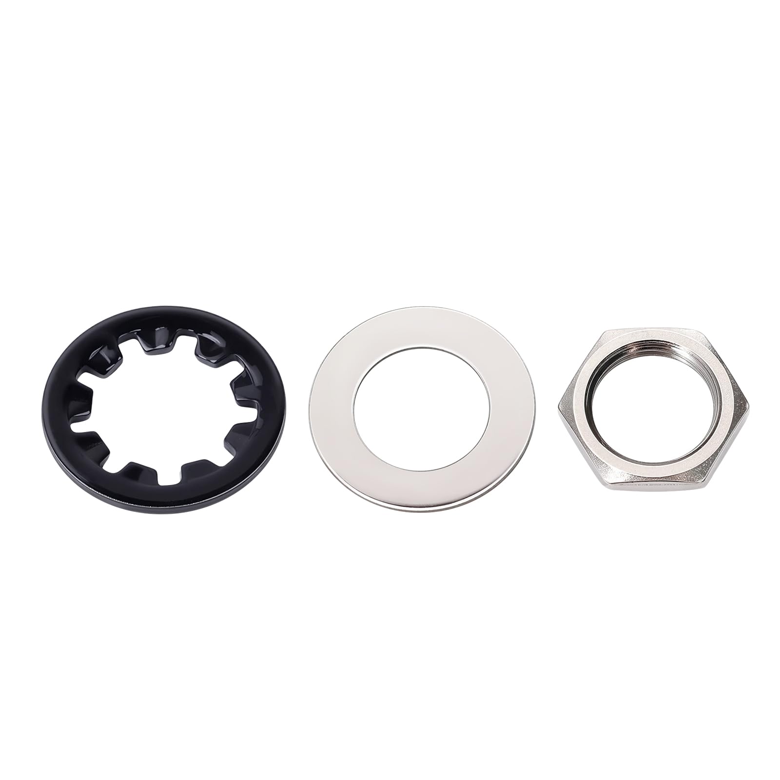 Banworks Imperial Thread 3/8 inch Guitar Potentiometers Nuts & Lock Washers