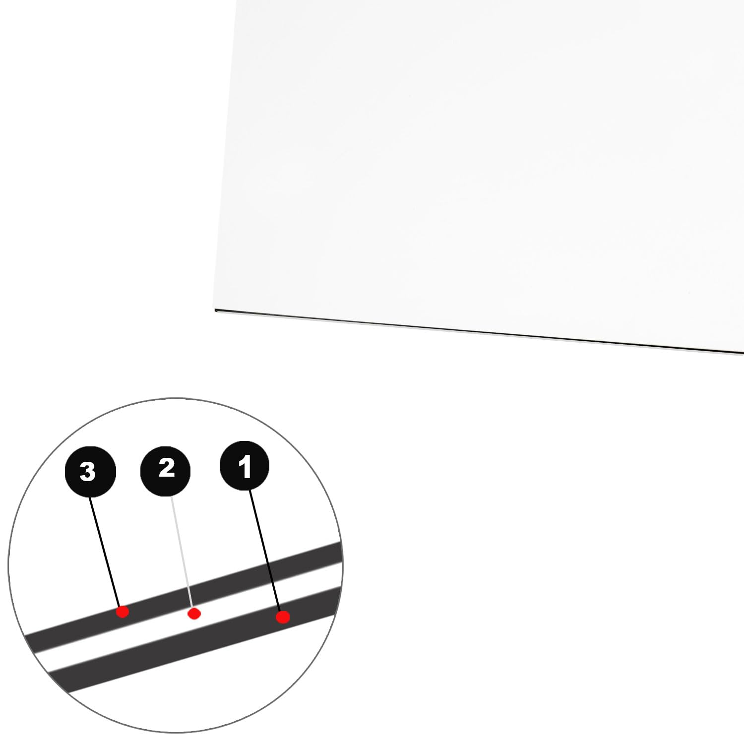 11.6″x17″ inch DIY Guitar Bass Pickguard Blank Material Sheet – Scratch Resistant Backplate for Strat/Tele Guitars & Jazz/P Bass (3Ply White)