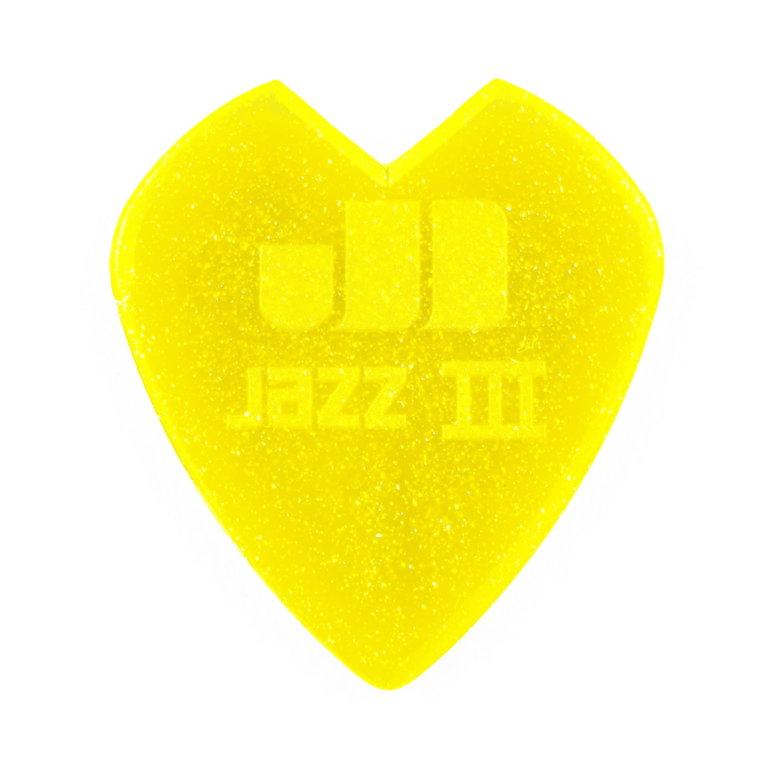 Jim Dunlop Kirk Hammett Jazz III Yellow Glitter Pick 1.38MM – 6 Pack
