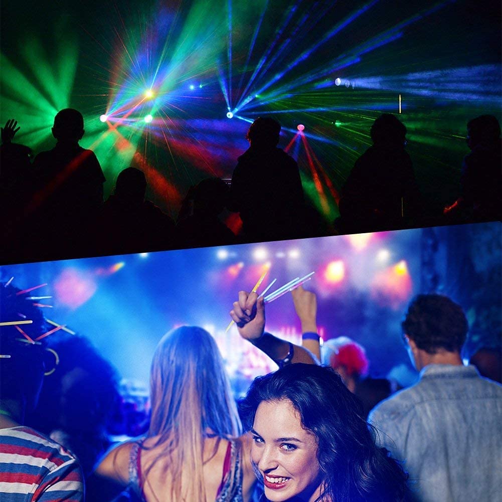 Litake 36 LED Stage Lights,DJ Par Lights Sound Activated,DMX & Remote Controlled LED Uplights for Events Wedding Dance Floor Party DJ Live Show-4 Packs