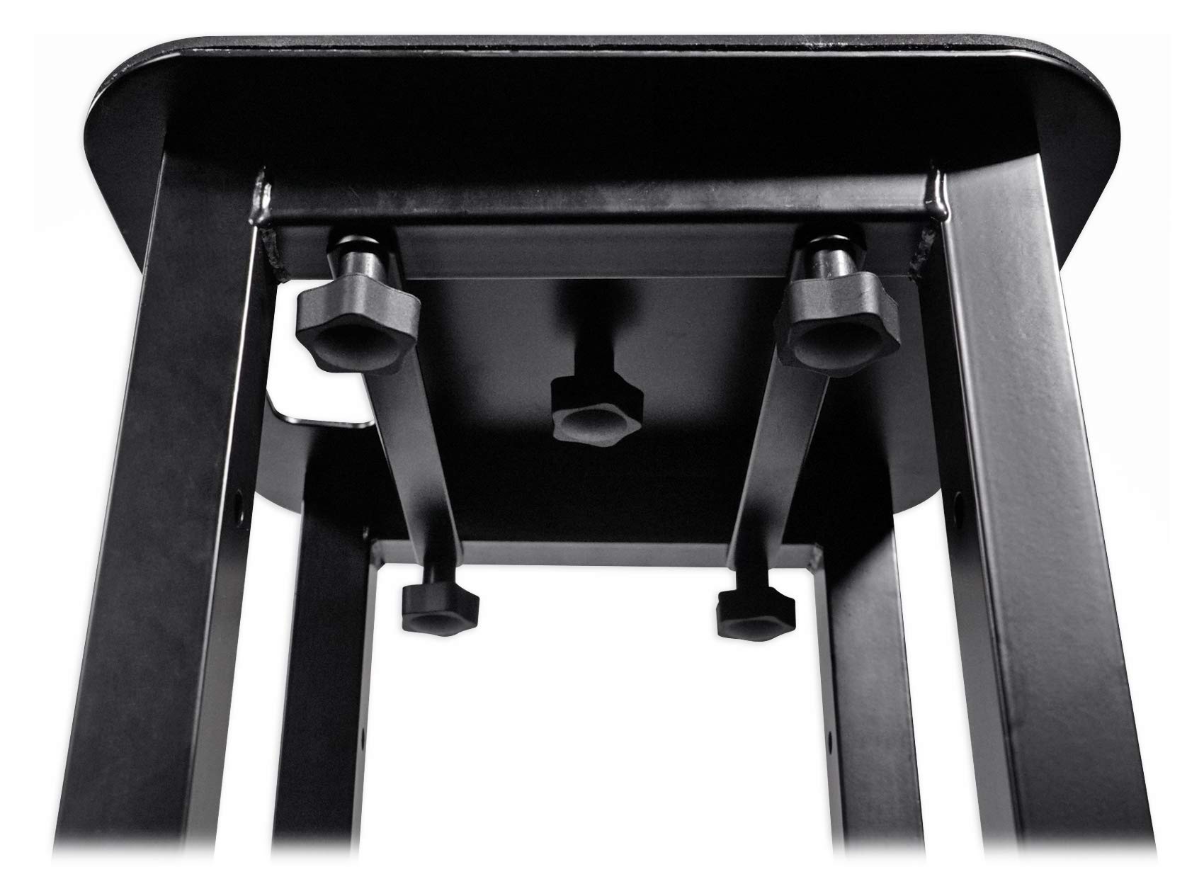 Rockville RTP32B Black Totem Moving Head Light Stand with Scrims and Bags