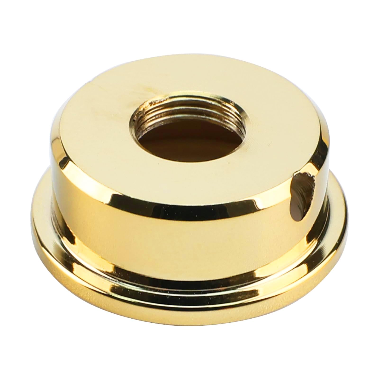 OVSAL Electric Guitar Jack Plate Zinc Alloy Metric Thread Input Jackplate Electrosocket Output Jack Plate Compatible with Fender Telecaster Tele Style Electric Guitar Replacement Parts Gold