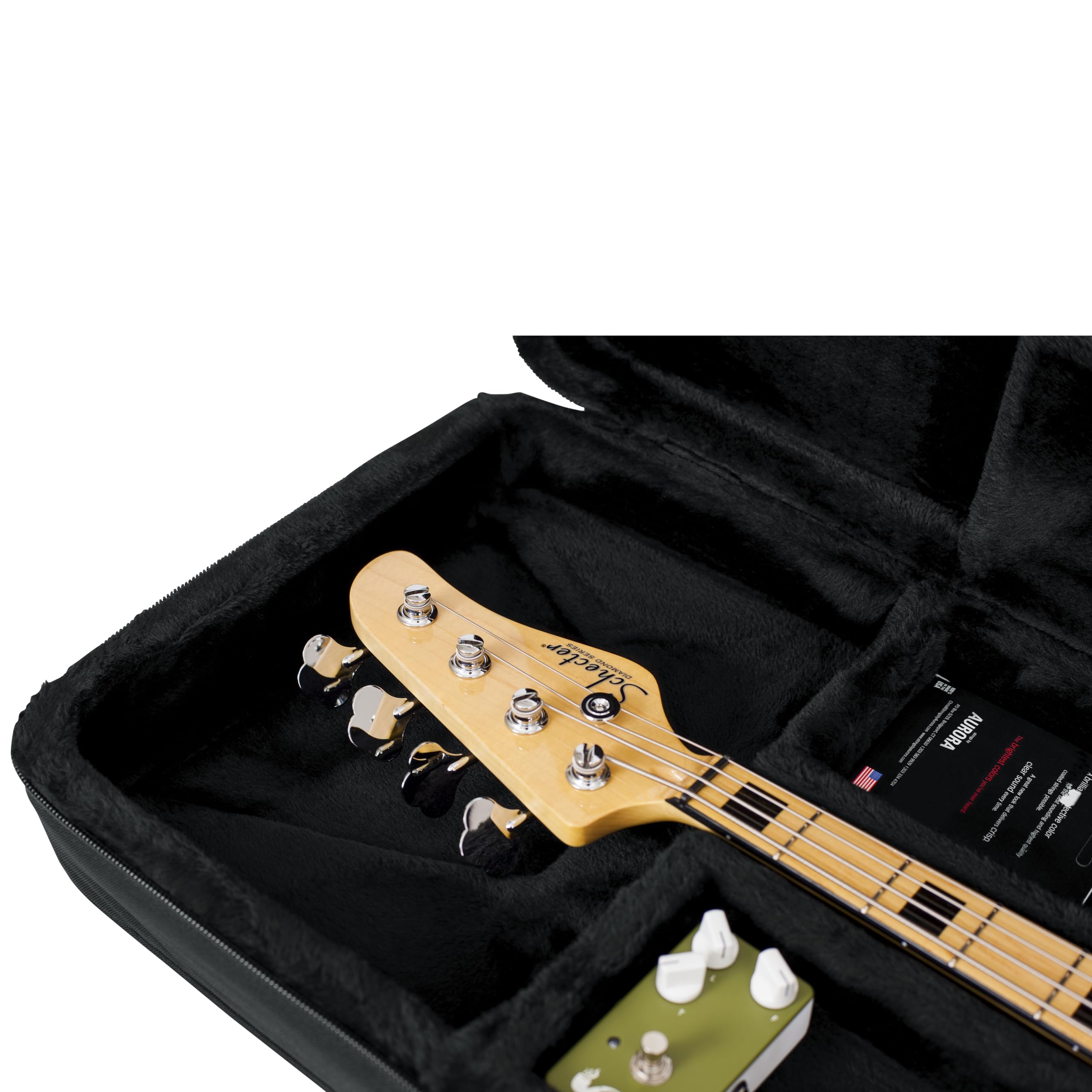 Gator Cases Lightweight Polyfoam Guitar Case for Electric Bass Guitars; (GL-BASS)