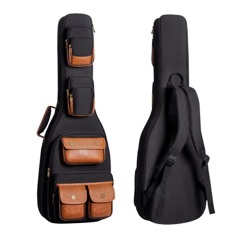 PPOPPO 39/40″ Electric Guitar Bag 900D Heavy Duty Waterproof 0.5″ Padding