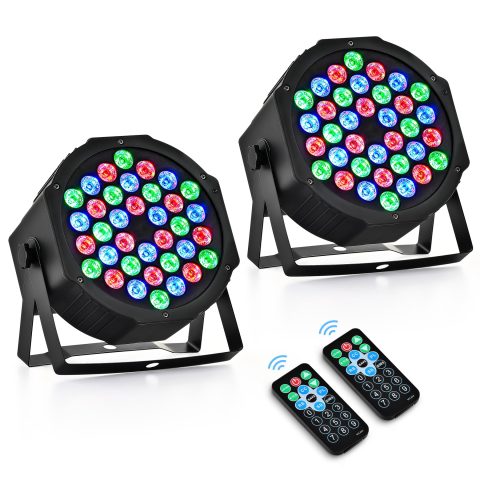 CO-Z 36 LED Stage Lights RGB DJ LED Par Light