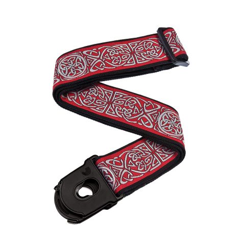 D’Addario Accessories Locking Guitar Strap – Guitar Accessories – Electric Guitar Strap, Acoustic Guitar Strap, Acoustic Electric Guitar Strap & Bass Guitar Strap – Celtic