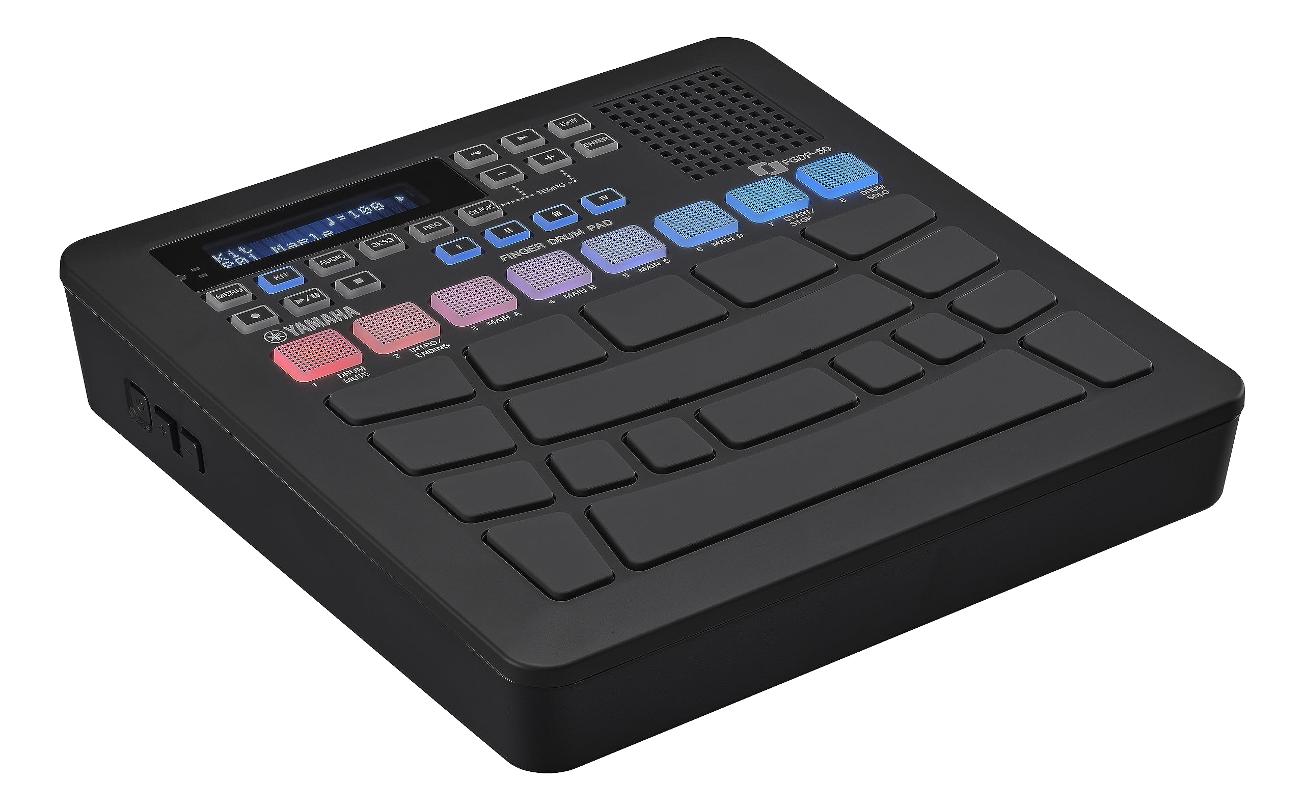 Yamaha FGDP-50 Finger Drum Pad ? Portable Electronic Drum Pad with Built-In Sounds, Speaker, USB MIDI, and Battery Power for On-the-Go Music Making
