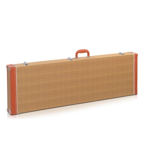 Ktaxon Bass Guitar Hard Case with Lock Latch and Soft Padding, Yellow