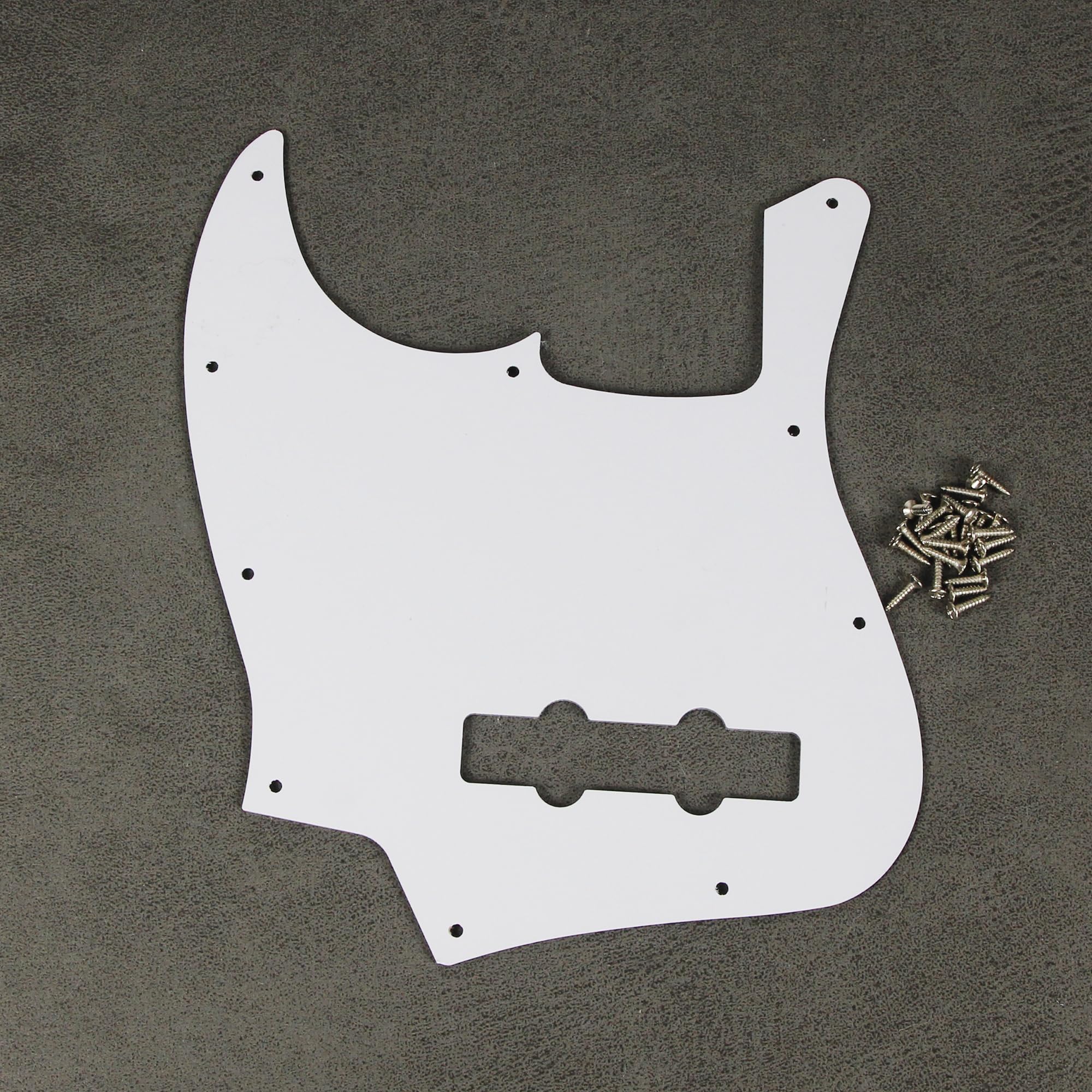 FLEOR 10 Hole J Bass Pickguard Scratch Plate Pick Guards for 4 Strings American/Mexican Standard J Bass Part, 4Ply Red Tortoise Shell