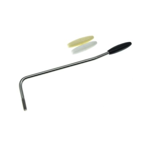KAISH Stainless Steel USA Thread Tremolo Trem Arm Whammy Bar Fits American/Mexican Standard or Vintage Strat Nickel with 3 Tips