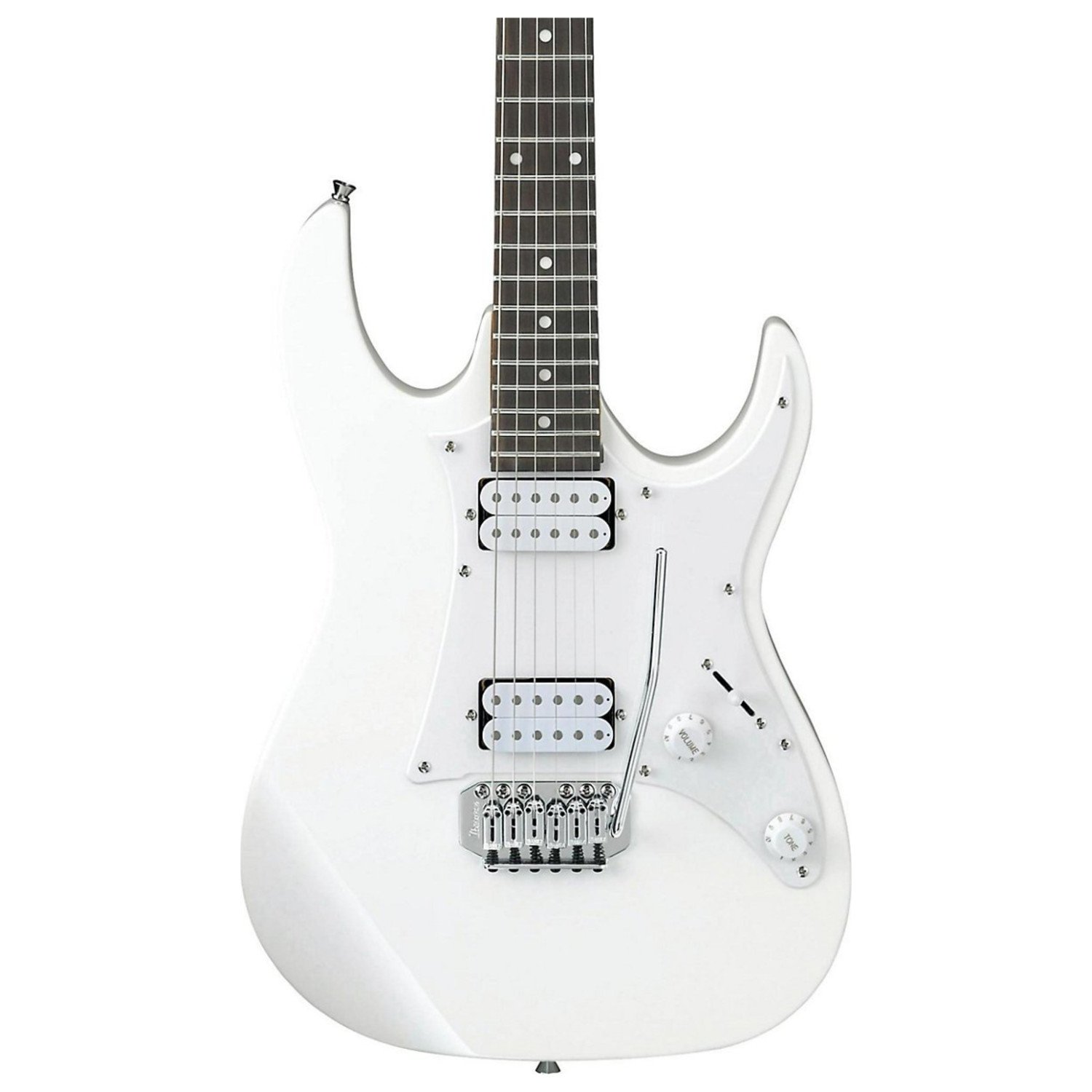 Ibanez GRX20WWH 6-String Solid-Body Electric Guitar, Right, White