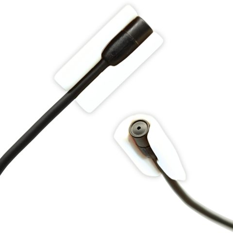 URSA MiniMount. Slim, Low-Profile and Made from Hardened Plastic. Hand-Finished for Smoothness. Includes 5x Hypoallergenic MiniMount Stickies (White, Compatible with Sennheiser MKE2)