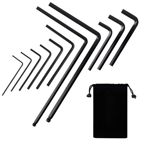 Hinfudor 11PCS Allen Wrenches Set for Guitar Bass