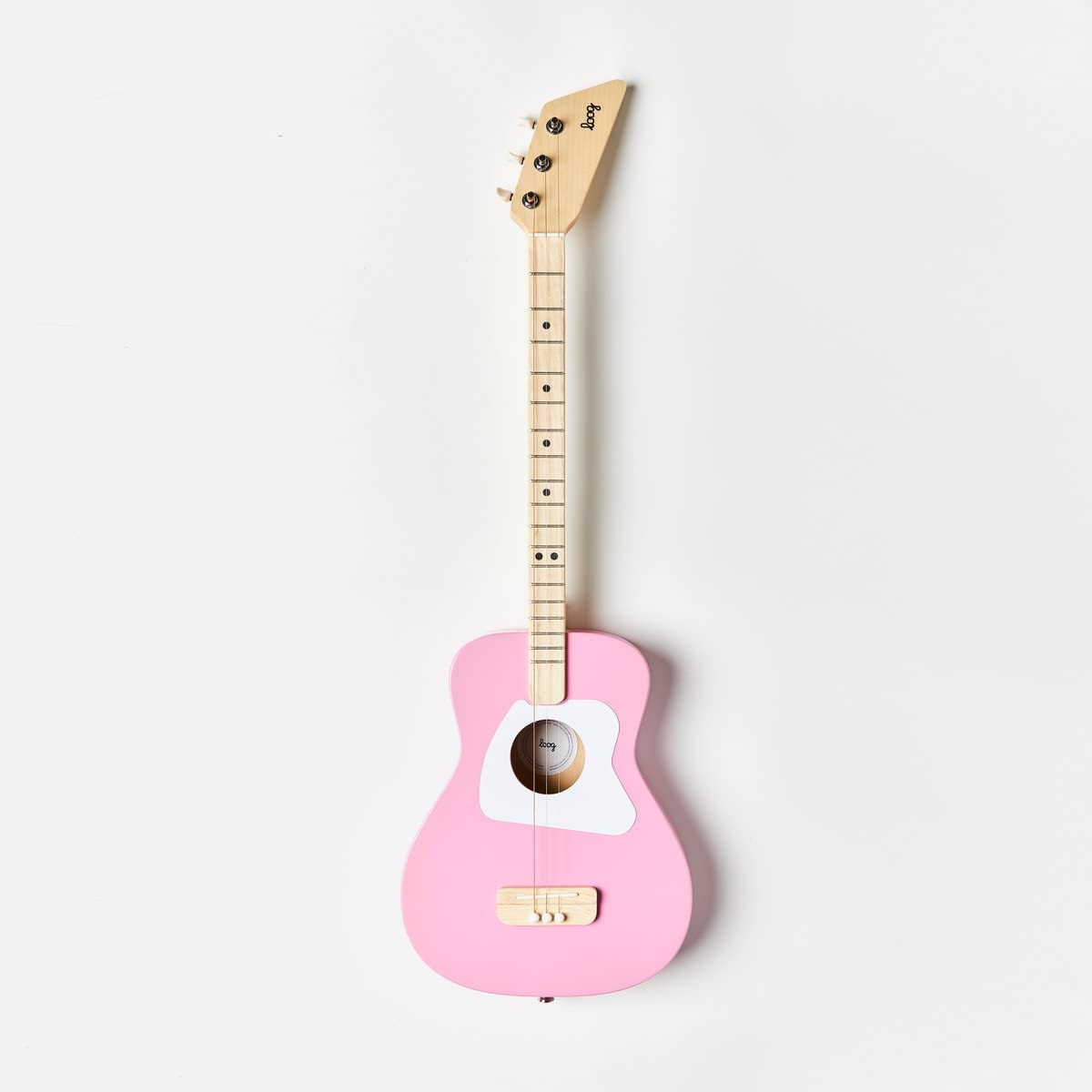 Loog Pro Acoustic kids Guitar 3-strings Ages 6+ Learning App and Lessons Included