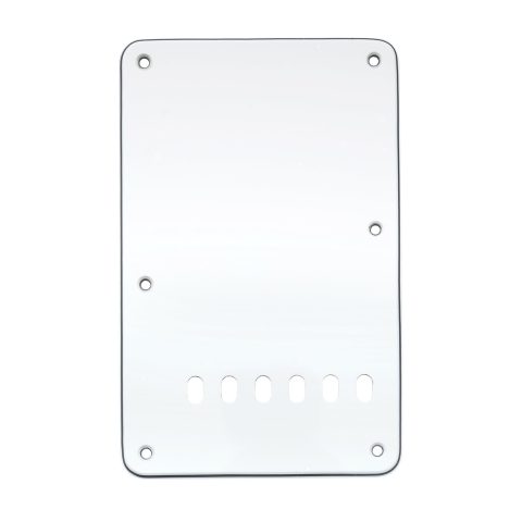 Musiclily Pro Vintage Style ST Guitar Tremolo Backplate 3Ply White