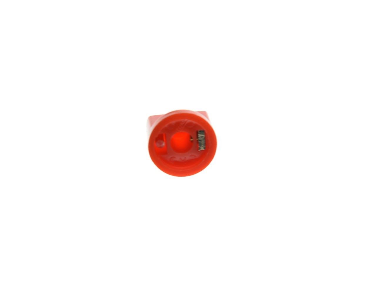 KAISH 10pcs Guitar AMP Effect Pedal Knobs Pointer Knob with Set Screw Red