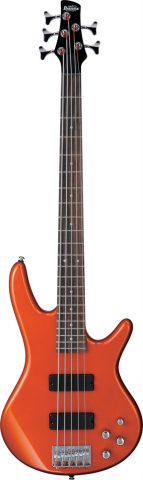 Ibanez Gio SR 5 String Electric Bass – Roadster Orange Metallic