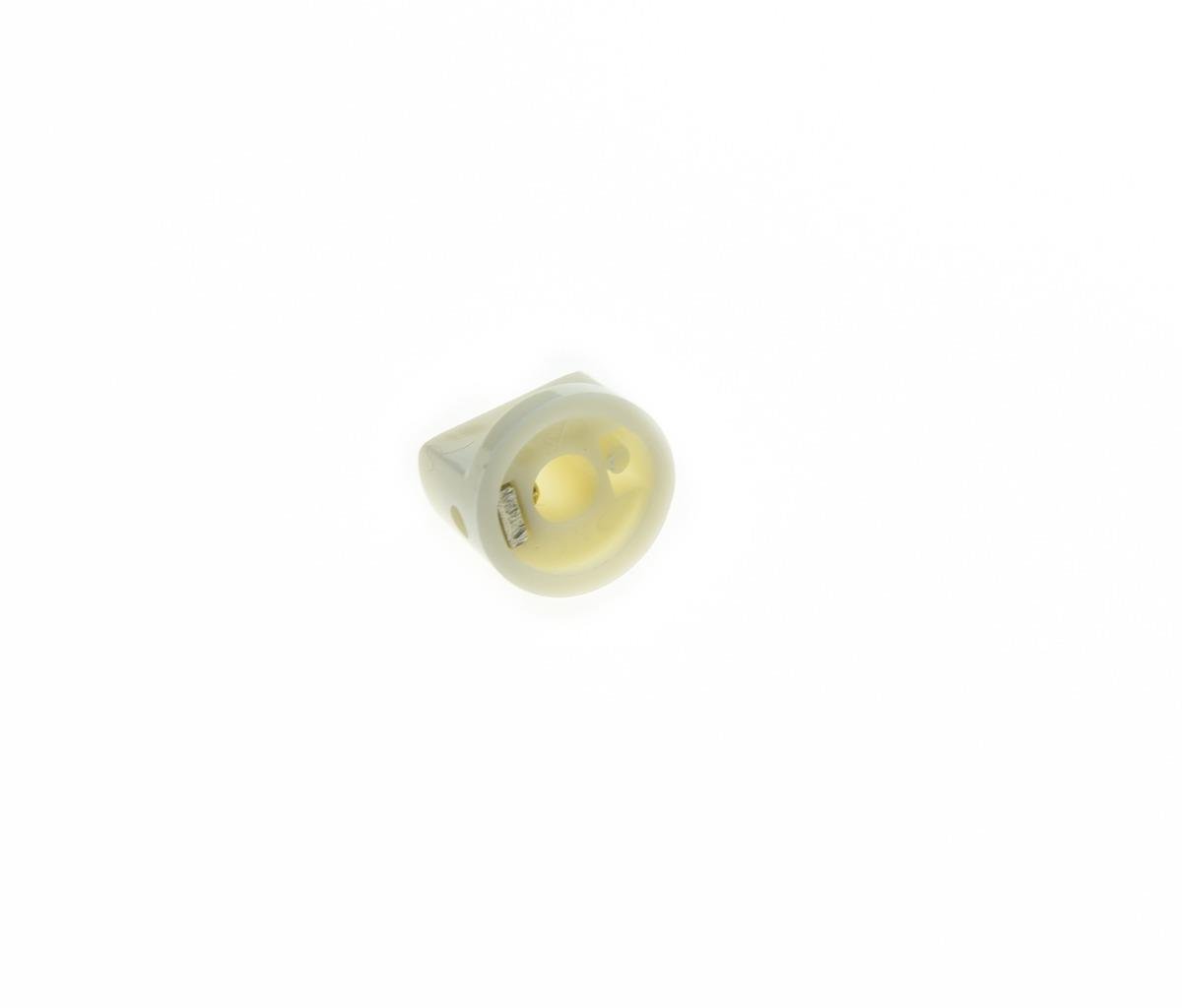 KAISH 10pcs Guitar AMP Effect Pedal Knobs Pointer Knob with Set Screw White