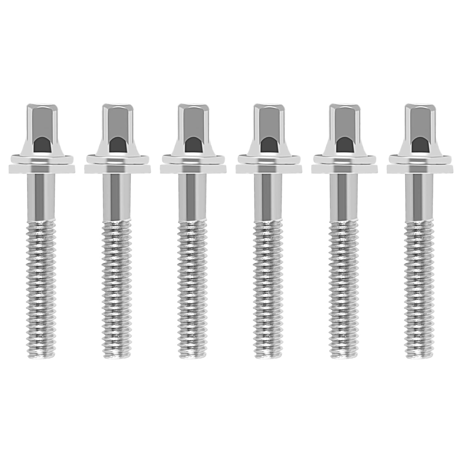 EASTROCK Drum Tension Rods Drum Screw 6 Pack M5X1 4/5 Inch