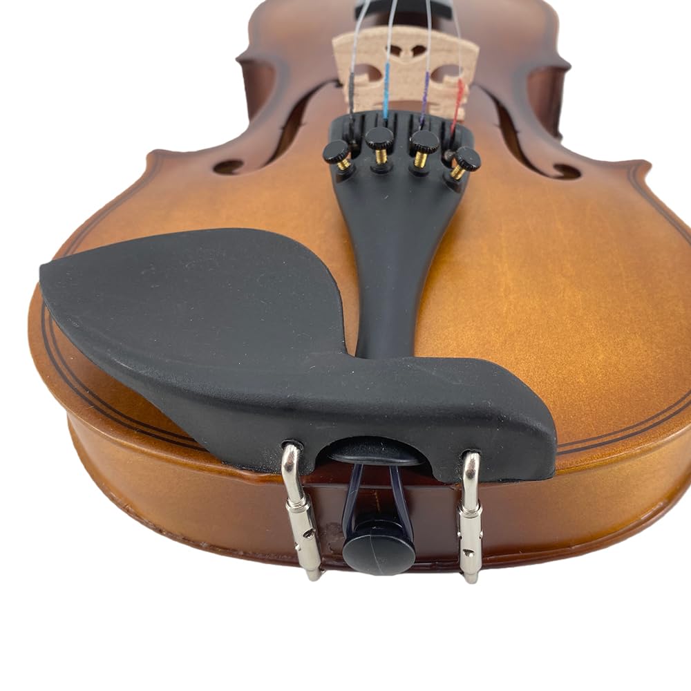 Vetimobato Handmade 1/2 Violin Set – Matte Finish Body Maple Neck Solid Wood Fittings Complete Kit with Case Bow Shoulder Rest, Strings for Beginners to Intermediate Players (1/2)
